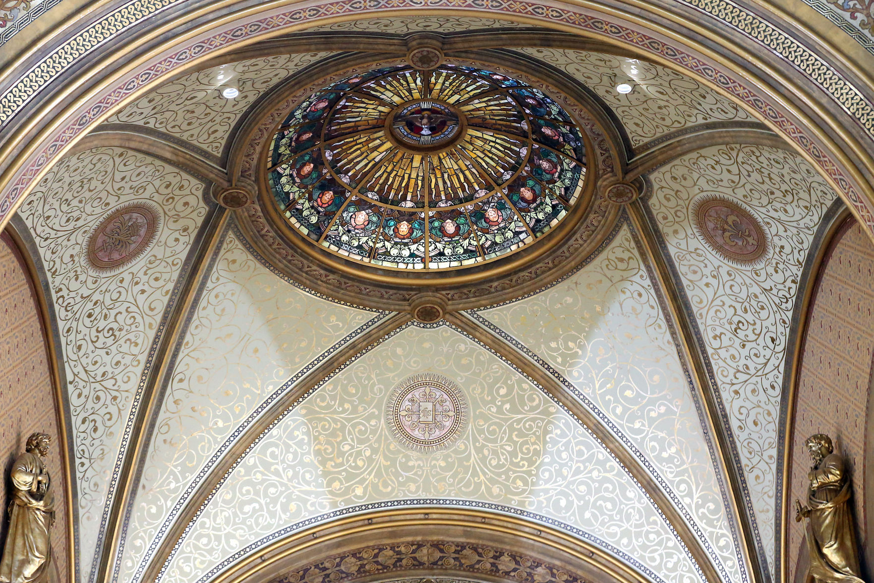 Dome window of Mary of the Angels Chapel